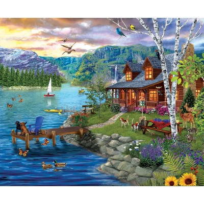 Puzzle Sunsout-31559 XXL Teile - Peaceful Summer