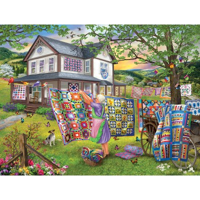 Puzzle Sunsout-31729 Pièces XXL - Les Quilts de Grand-Mère