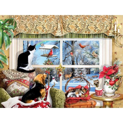 Puzzle Sunsout-35213 XXL Pieces - Looking Through a Window