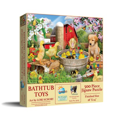 Puzzle Sunsout-35223 XXL Teile - Bathtub Toys