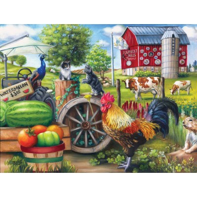 Puzzle Sunsout-37661 XXL Pieces - Farm Life