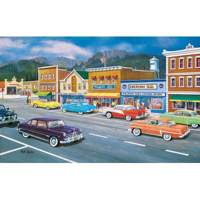 Puzzle Sunsout-37770 Ken Zylla - Main Street of Memories