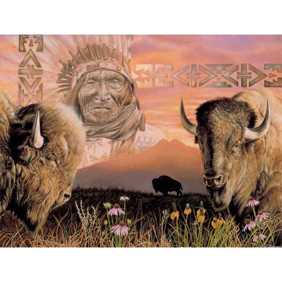 Puzzle Sunsout-40064 XXL Pieces - Keeper of the Plains