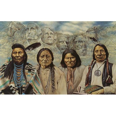 Puzzle Sunsout-40071 David Behrens - Original Founding Fathers