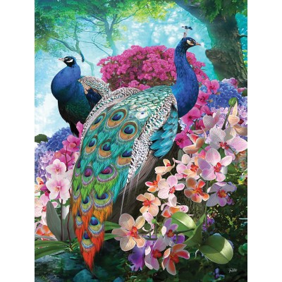 Puzzle Sunsout-42374 XXL Teile - Pretty Peacock