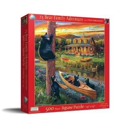 Puzzle Sunsout-46011 Pièces XXL - Aventures d'une Famille d'Ours