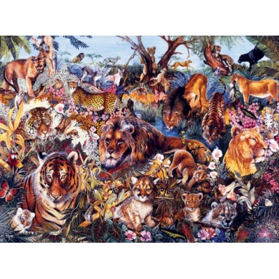 Puzzle Sunsout-50078 Pièces XXL - Animal Fantasia