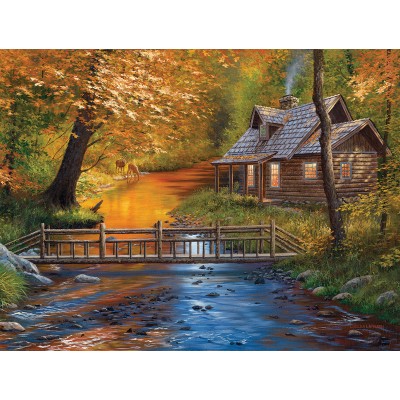 Puzzle Sunsout-50169 XXL Teile - Creekside Neighbors