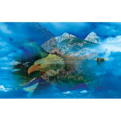 Puzzle Sunsout-50777 Gordon Semmens - Eagle Dreamscape