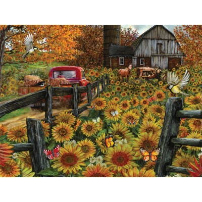 Puzzle Sunsout-52310 XXL Teile - Sonnenblumen-Farm