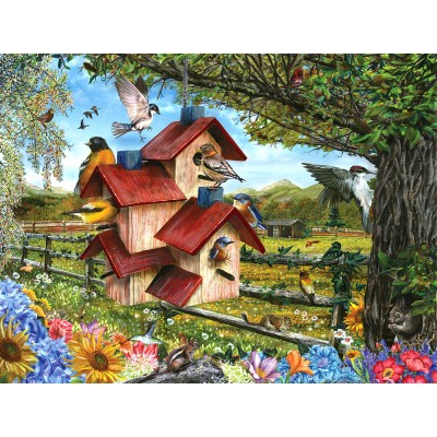 Puzzle Sunsout-52314 XXL Pieces - Bird Condo