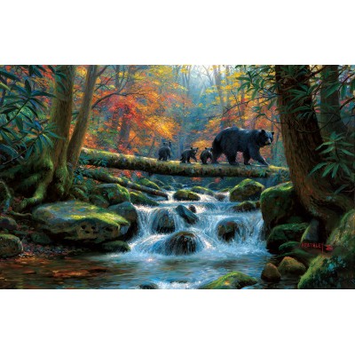 Puzzle Sunsout-53064 Mark Keathley - Precarious Crossing