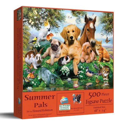 Puzzle Sunsout-54903 XXL Pieces - Summer Pals