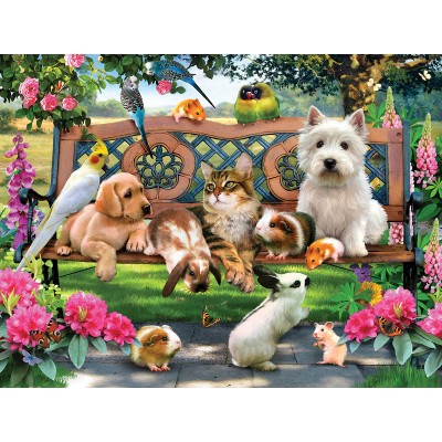 Puzzle Sunsout-54942 XXL Teile - Pets in the Park