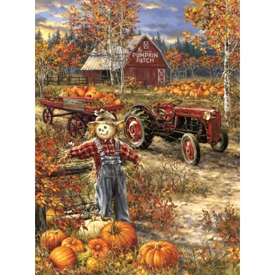 Puzzle Sunsout-57144 Dona Gelsinger - The Pumpkin Patch Farm