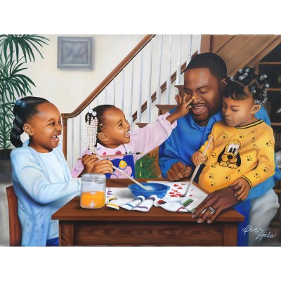 Puzzle Sunsout-57828 XXL Teile - Daddy's Little Girls