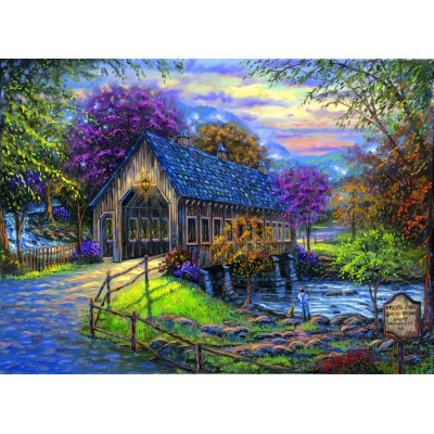 Puzzle Sunsout-60706 XXL Pieces - Emerts Cove Covered Bridge