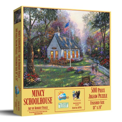 Puzzle Sunsout-60746 XXL Teile - Die Schule von Mincy