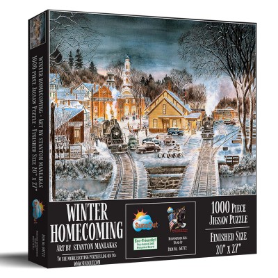 Puzzle Sunsout-60772 Winter Homecoming