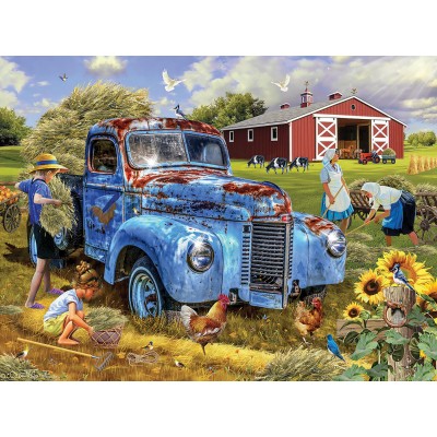 Puzzle Sunsout-61907 XXL Pieces - Hay Harvesting