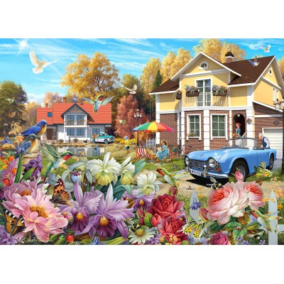 Puzzle Sunsout-61920 Pièces XXL - Jardin Ensoleillé