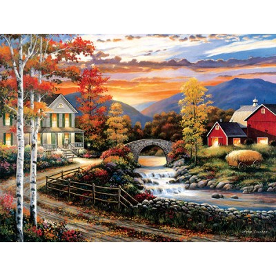 Puzzle Sunsout-62155 XXL Teile - Babbling Creek Road