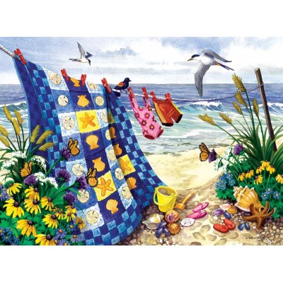 Puzzle Sunsout-62956 Nancy Wernersbach - Seaside Summer