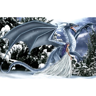 Puzzle Sunsout-67696 Nene Thomas - Ice Dragon