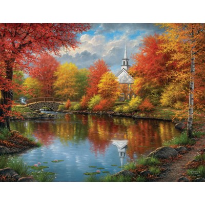 Puzzle Sunsout-69621 XXL Pieces - Abraham Hunter - Autumn Tranquility