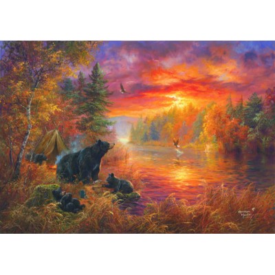 Puzzle Sunsout-69809 XXL Pieces - Fishing Camp