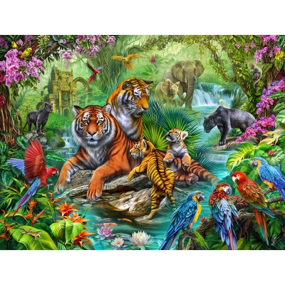 Puzzle Sunsout-70806 Tigerdschungel