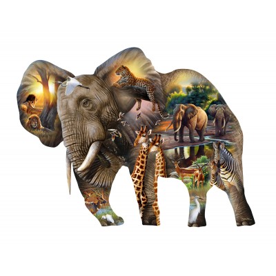 Puzzle Sunsout-95769 Pièces XXL - Elephant