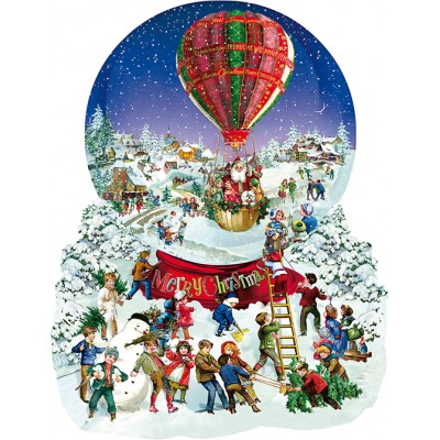 Puzzle Sunsout-96087 Pièces XXL - Barbara Behr - Old Fashioned Snow Globe