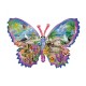 Konturenpuzzle - Sommer Schmetterling