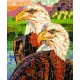 Stained Glass Eagles