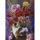 XXL Teile - Cats and Flowers four Chinoiserie