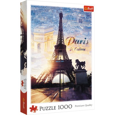 Puzzle Trefl-10394 Paris, I love you