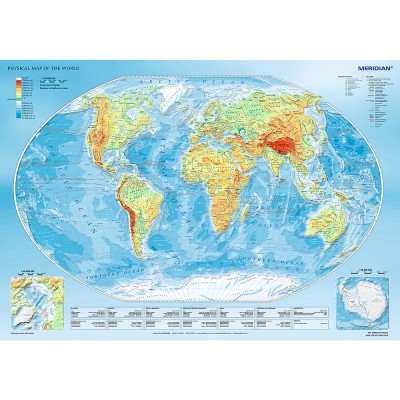 Puzzle Trefl-10463 Physical Map of the World