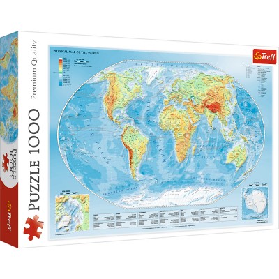 Puzzle Trefl-10463 Physical Map of the World