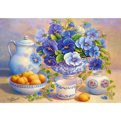 Puzzle Trefl-10466 Blue Bouquet