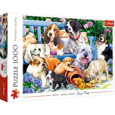 Puzzle Trefl-10556 Dogs in the Garden