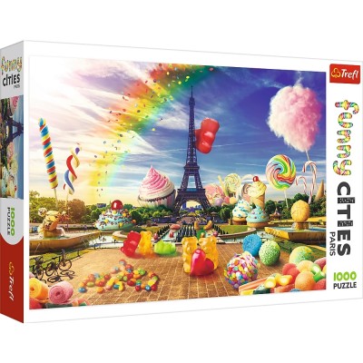Puzzle Trefl-10597 Sweet Paris