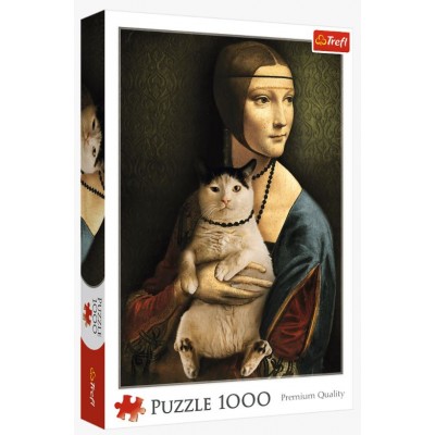 Puzzle Trefl-10663 Lady with a Cat