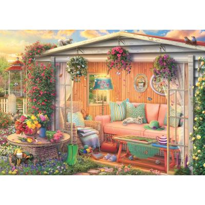 Puzzle Trefl-10801 Tea Time: My Favourite Place