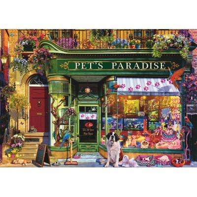 Puzzle Trefl-10841 Tea Time: Das Paradies Für Haustiere