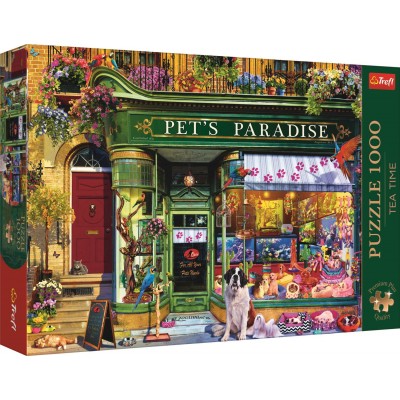 Puzzle Trefl-10841 Tea Time: Das Paradies Für Haustiere