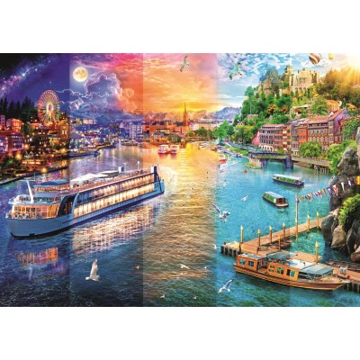 Puzzle Trefl-10860 Flusskreuzfahrt