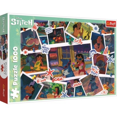 Puzzle Trefl-10882 Stitch - Süße Erinnerungen