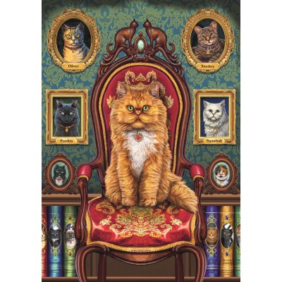 Puzzle Trefl-10896 Magic Collection: Verrückt Nach Katzen