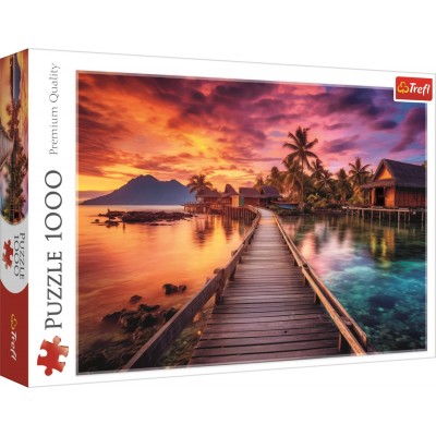 Puzzle Trefl-10928 Île Paradisiaque